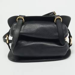 Burberry Black Leather Bridle Shoulder Bag
