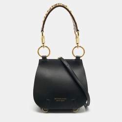 Burberry Black Leather Bridle Shoulder Bag