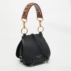 Burberry Black Leather Bridle Shoulder Bag