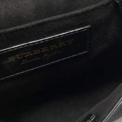 Burberry Black Leather Bridle Shoulder Bag