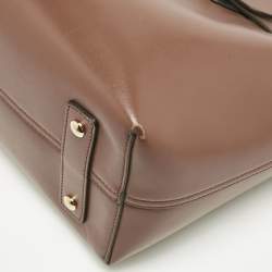 Burberry Brown/Black Leather Small Triple Stud Belt Bag