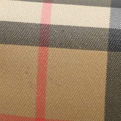 Burberry Beige Vintage Check Coated Canvas Henley Wallet On Chain