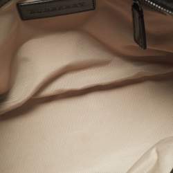 Burberry Black/Beige Super Nova Check PVC and Patent Leather Regent Tote