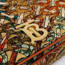 Burberry Orange Fabric Lola Small Bag