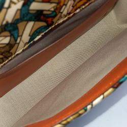 Burberry Orange Fabric Lola Small Bag