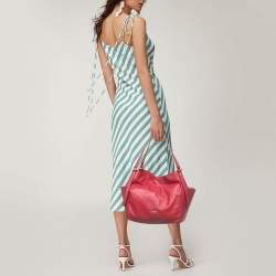 Burberry Pink Leather Canterbury Tote