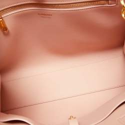 Burberry Dusky Pink Leather Small Frances Tote
