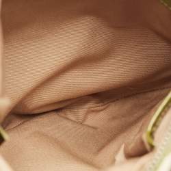 Pre Owned Burberry Olive Green/Beige Supernova Check PVC Dryden Crossbody Bag