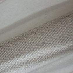 Pre Owned Burberry Beige Fabric and Leather Pocket Bag Mini