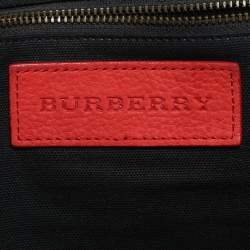 Pre Owned Burberry Beige/Pink Mega Check Canvas and Leather Drifton Backpack