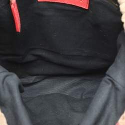 Pre Owned Burberry Beige/Pink Mega Check Canvas and Leather Drifton Backpack