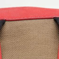 Pre Owned Burberry Beige/Pink Mega Check Canvas and Leather Drifton Backpack