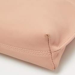 Pre Owned Burberry Pink Leather Pendleton Clutch