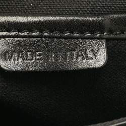 مملوكة مسبقًا حقيبة بولينغ تشيستر بريدل جلد وقماش كاروهاوس بربري أسود / بيج