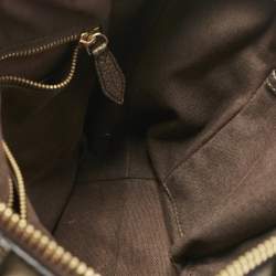 Pre Owned Burberry Metallic/Smoked Check PVC Salisbury Tote