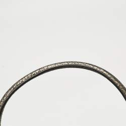 Pre Owned Burberry Metallic/Smoked Check PVC Salisbury Tote