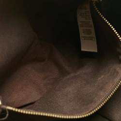 Pre Owned Burberry Metallic/Smoked Check PVC Salisbury Tote