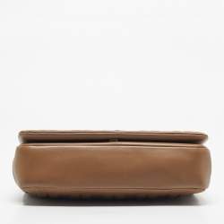 Pre Owned Burberry Beige Quilted Leather Medium Lola Shoulder Bag