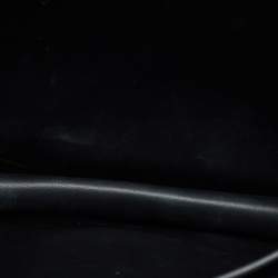 Pre Owned Burberry Black Leather Medium TB Shoulder Bag