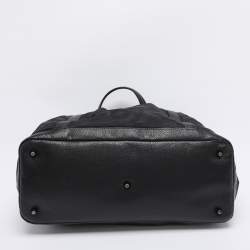 Pre Owned Burberry Black Super Nova Check Nylon Diaper Bag