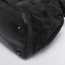 Pre Owned Burberry Black Super Nova Check Nylon Diaper Bag