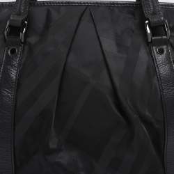 Pre Owned Burberry Black Super Nova Check Nylon Diaper Bag