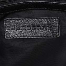 Pre Owned Burberry Black Super Nova Check Nylon Diaper Bag