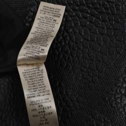 Pre Owned Burberry Black Grained Leather Chichester Crossbody Bag