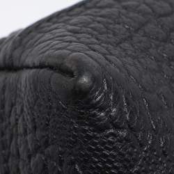 Pre Owned Burberry Black Grained Leather Chichester Crossbody Bag