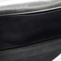 Pre Owned Burberry Silver Quilted Leather Small Lola Shoulder Bag