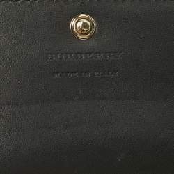 Pre Owned Burberry Multicolor Leather Pallas Heads Continental Wallet