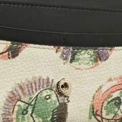 Pre Owned Burberry Multicolor Leather Pallas Heads Continental Wallet