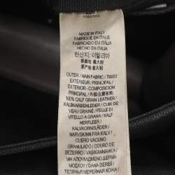 Pre Owned Burberry Taupe House Check Canvas and Leather Small Macken Crossbody Bag