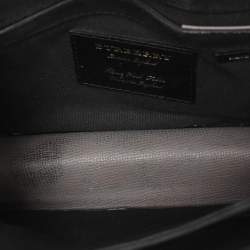 Pre Owned Burberry Taupe House Check Canvas and Leather Small Macken Crossbody Bag