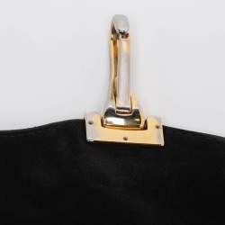 Pre Owned Burberry Taupe House Check Canvas and Leather Small Macken Crossbody Bag