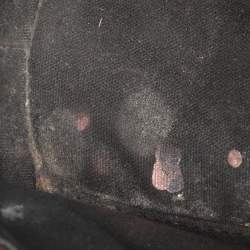 Pre Owned Burberry Brown/Beige House Check Fabric and Leather Small Banner Tote