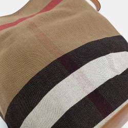 Pre Owned Burberry Multicolor Fabric Susanna hobo bag