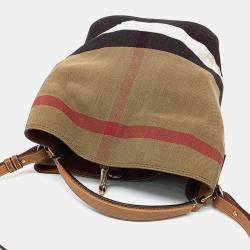 Pre Owned Burberry Multicolor Fabric Susanna hobo bag
