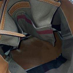 Pre Owned Burberry Multicolor Fabric Susanna hobo bag