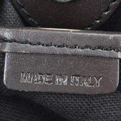 Pre Owned Burberry House Check Beige Coated Canvas and Leather Hobo Bag