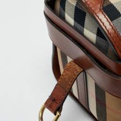 Pre Owned حقيبة بولينغ بريدي بريبرري كانفاس وجلد تشيستر هاوس بيج وبني