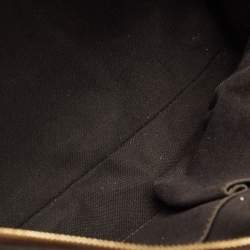 Pre Owned Burberry Brown/Beige Haymarket Check PVC Thornley Satchel