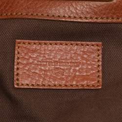Pre Owned Burberry Tan Leather Margaret Shoulder Bag
