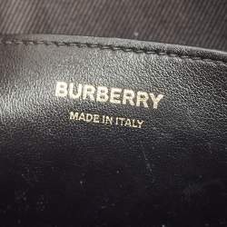 Pre Owned Burberry Black Quilted Leather Small Lola Camera Bag
