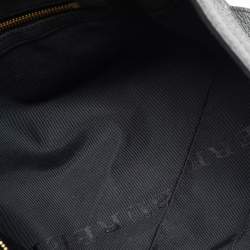 مملوكة مسبقًا حقيبة كلتش كبيرة بربري ميلدن هول جلد أسود