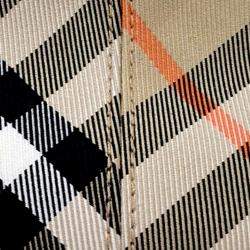 Pre Owned Burberry Simple Baguette Shoulder Bag