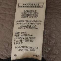 Pre Owned Burberry Taupe Grain Leather Madison Shoulder Bag