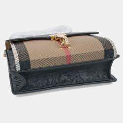 Pre Owned Burberry Beige/Brown Canvas Macken Crossbody Bag