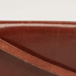 Pre Owned Burberry Brown/Beige House Check Fabric and Leather Abbott Shoulder Bag