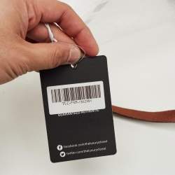 Pre Owned Burberry Brown/Beige House Check Fabric and Leather Abbott Shoulder Bag